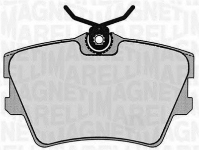 MAGNETI MARELLI 363916060529 -  Комплект тормозных колодок, дисковый тормоз